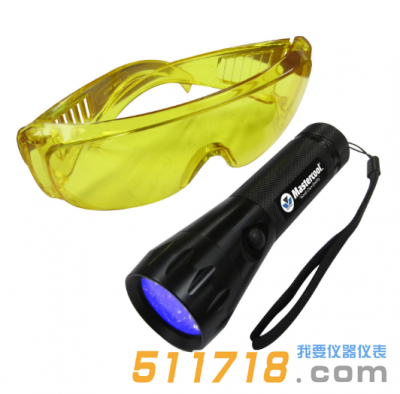 美國(guó)Mastercool 53517-UV緊湊型紫外手電筒17個(gè)LED紫外燈泡